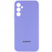 Чохол Silicone Cover Lakshmi Full Camera (AAA) with Logo на Samsung Galaxy S24 FE (Бузковий / Dasheen)