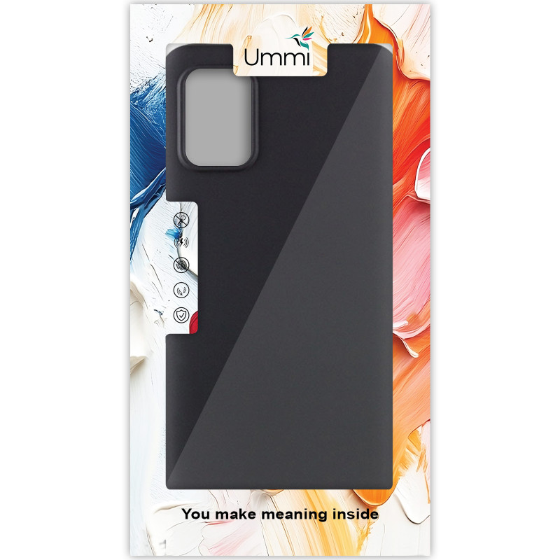 Фото Чехол Silicone Cover Ummi Lakshmi (AA) для Samsung Galaxy A51 (Черный / Black) в магазине vchehle.ua
