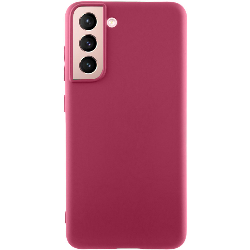 Чехол Silicone Cover Ummi Lakshmi (AA) для Samsung Galaxy S21 (Бордовый / Marsala)
