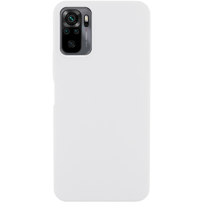 Чехол Silicone Cover Ummi Lakshmi (AA) для Xiaomi Redmi Note 10 / Note 10s / Poco M5s (Белый / White)