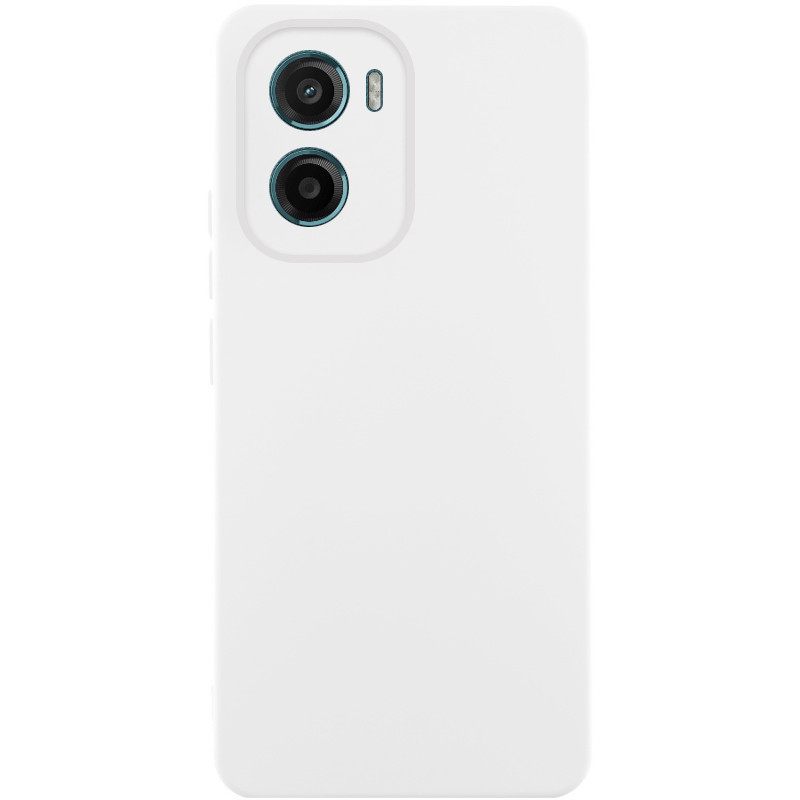 Чехол Silicone Cover Ummi Lakshmi Full Camera (AA) для Motorola Moto G05 / E15 4G (Белый / White)