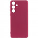 Чехол Silicone Cover Ummi Lakshmi Full Camera (AA) для Samsung Galaxy S25 FE (Бордовый / Marsala)
