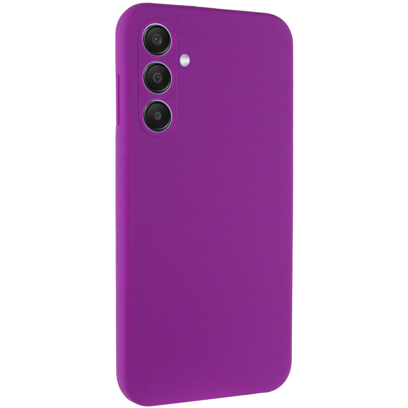 Чехол Silicone Cover Ummi Lakshmi Full Camera (AA) для Samsung Galaxy S25 FE (Фиолетовый / Purple)
