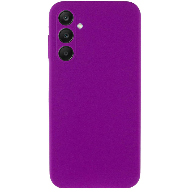 Фото Чехол Silicone Cover Ummi Lakshmi Full Camera (AA) для Samsung Galaxy S25 FE (Фиолетовый / Purple) на vchehle.ua