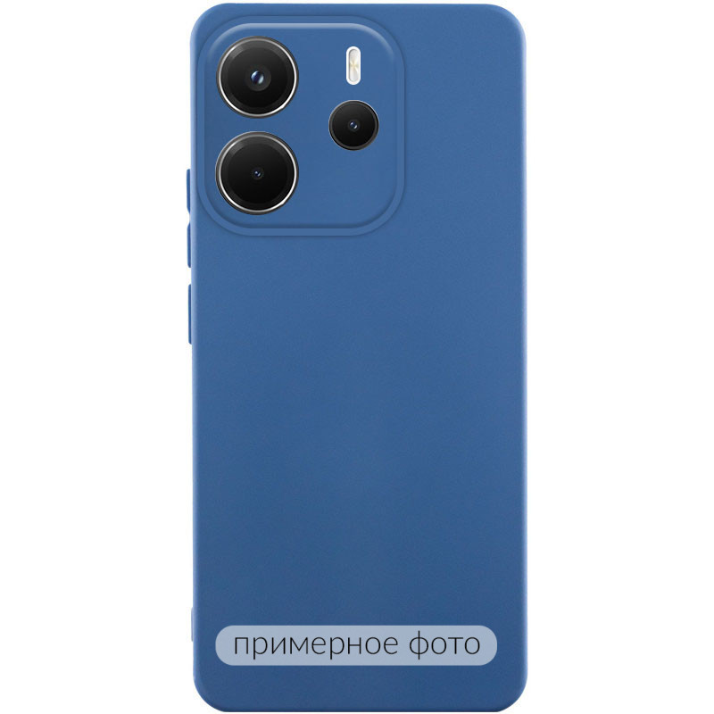 Чохол Silicone Cover Ummi Lakshmi Full Camera (AA) на Xiaomi Redmi 15C (Europe version) (Синій / Navy Blue)