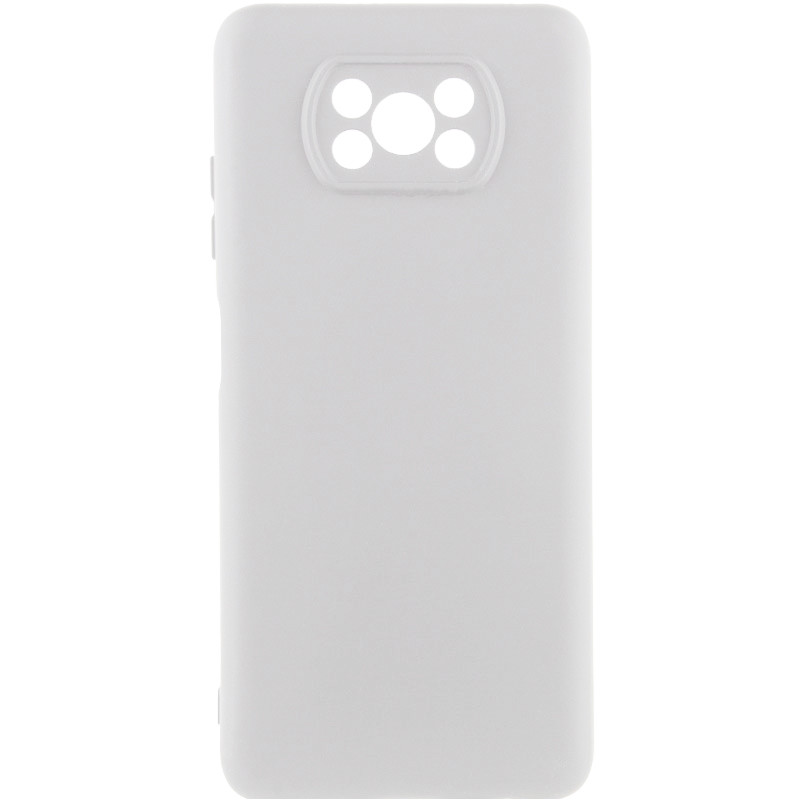 Чехол Silicone Cover Ummi Lakshmi Full Camera (AA) для Xiaomi Poco X3 NFC / Poco X3 Pro (Белый / White)