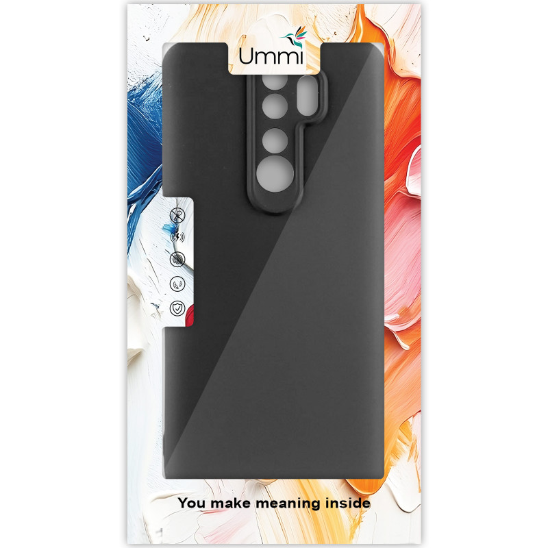 Фото Чехол Silicone Cover Ummi Lakshmi Full Camera (AA) для Xiaomi Redmi Note 8 Pro (Черный / Black) на vchehle.ua