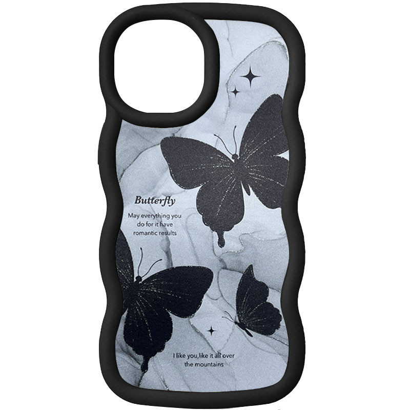 Чохол TPU Cloudy Pictures на Apple iPhone 13 Pro (6.1") (Butterflies)