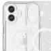 Фото Чехол TPU Galaxy Sparkle Magnetic Fit для Apple iPhone 16 (6.1") (Clear+Glitter) в магазине vchehle.ua