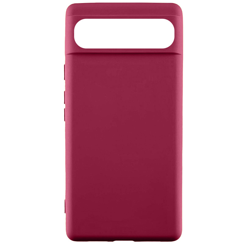 Чехол TPU GETMAN Liquid Silk для Google Pixel 6 Pro (Бордовый / Marsala)