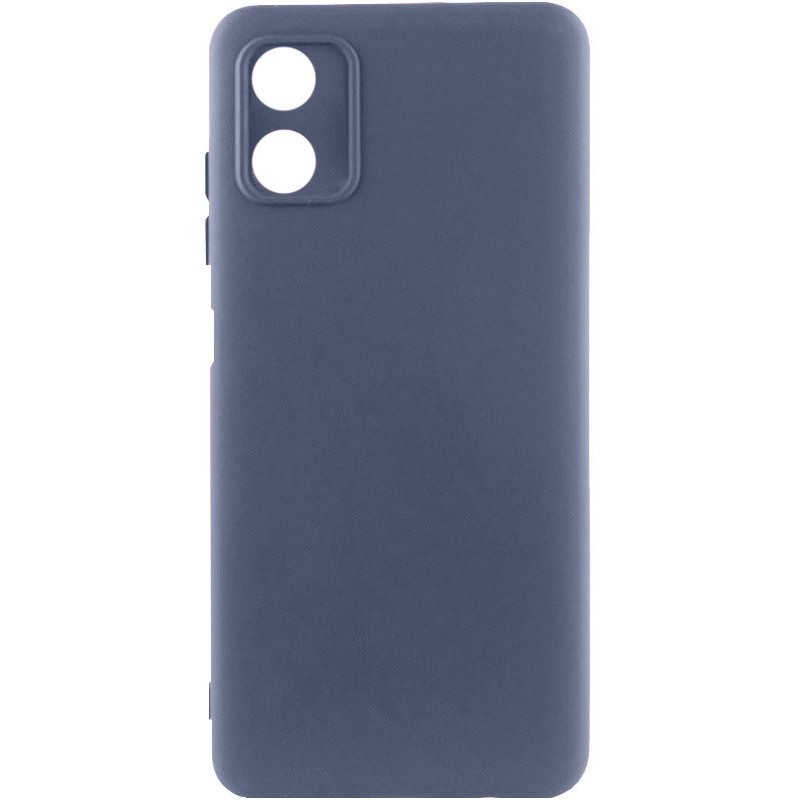 Чохол TPU GETMAN Liquid Silk Full Camera на Motorola Moto G04 / E14 (Синій / Midnight Blue)