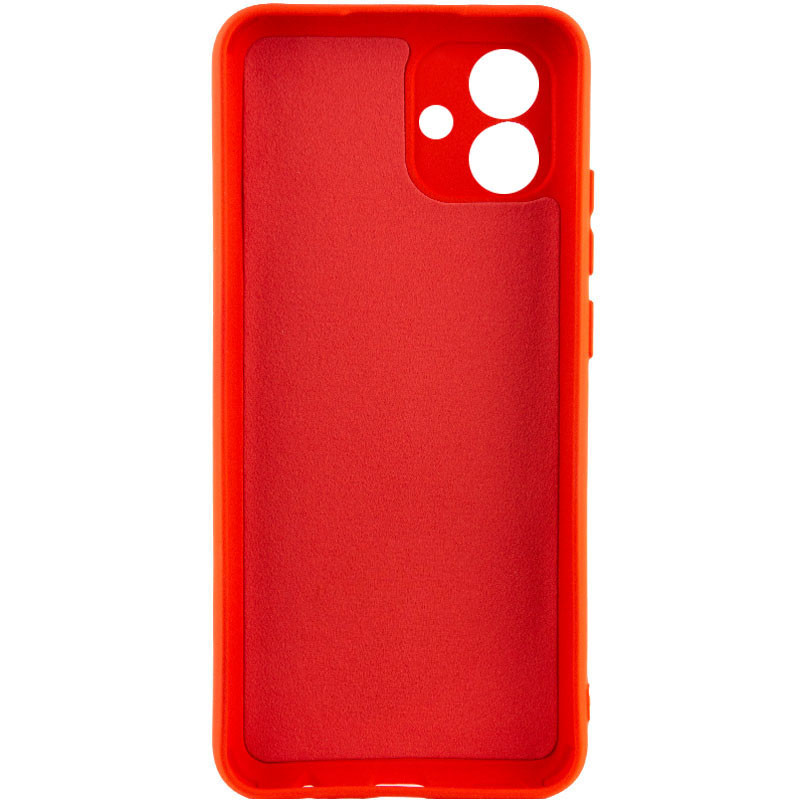 Фото Чехол TPU GETMAN Liquid Silk Full Camera для Samsung Galaxy A05 (Красный / Red) на vchehle.ua
