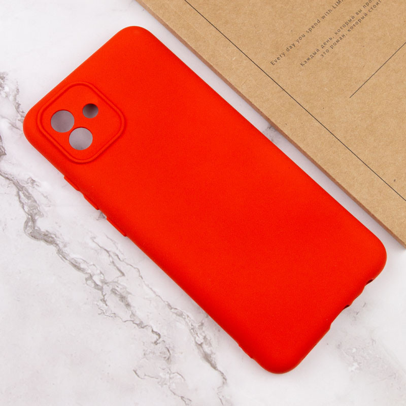 Чехол TPU GETMAN Liquid Silk Full Camera для Samsung Galaxy A05 (Красный / Red) в магазине vchehle.ua
