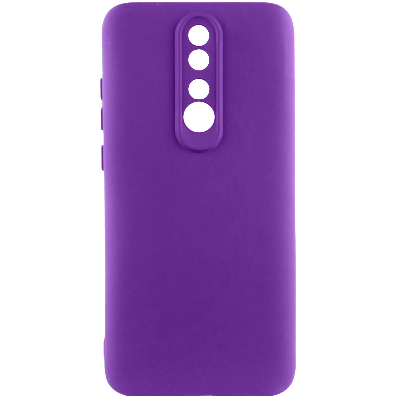 Чехол TPU GETMAN Liquid Silk Full Camera для Xiaomi Redmi 8 (Фиолетовый / Purple)