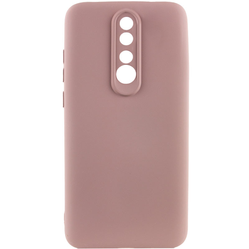 Чехол TPU GETMAN Liquid Silk Full Camera для Xiaomi Redmi 8 (Розовый / Pink Sand)