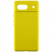 Чехол TPU GETMAN Liquid Silk Full Camera для Google Pixel 6 (Желтый / Flash)