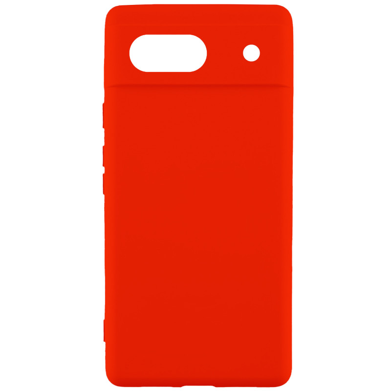 Чехол TPU GETMAN Liquid Silk Full Camera для Google Pixel 6 (Красный / Red)