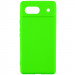 Чехол TPU GETMAN Liquid Silk Full Camera для Google Pixel 6 (Салатовый / Neon Green)