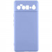 Чохол TPU GETMAN Liquid Silk Full Camera на Google Pixel 6 Pro (Бузковий / Light purple)