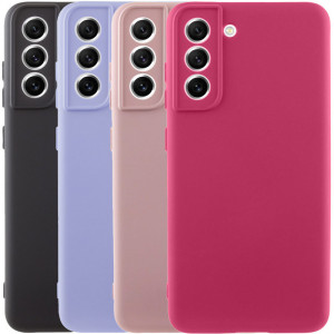 Чехол TPU GETMAN Liquid Silk Full Camera для Samsung Galaxy S22