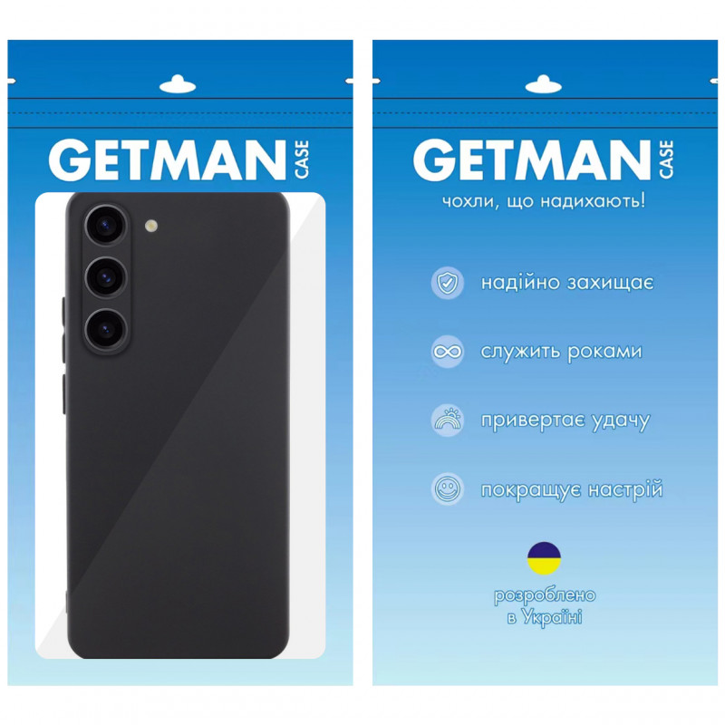 Фото Чехол TPU GETMAN Liquid Silk Full Camera для Samsung Galaxy S23 на vchehle.ua