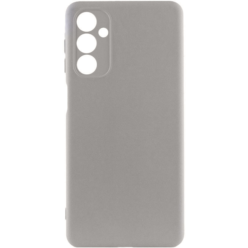 Чехол TPU GETMAN Liquid Silk Full Camera для Samsung Galaxy A15 4G/5G / M15 5G (Серый / Lavender)