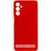 Чехол TPU GETMAN Liquid Silk Full Camera для Samsung Galaxy S21 FE (Красный / Dark Red)