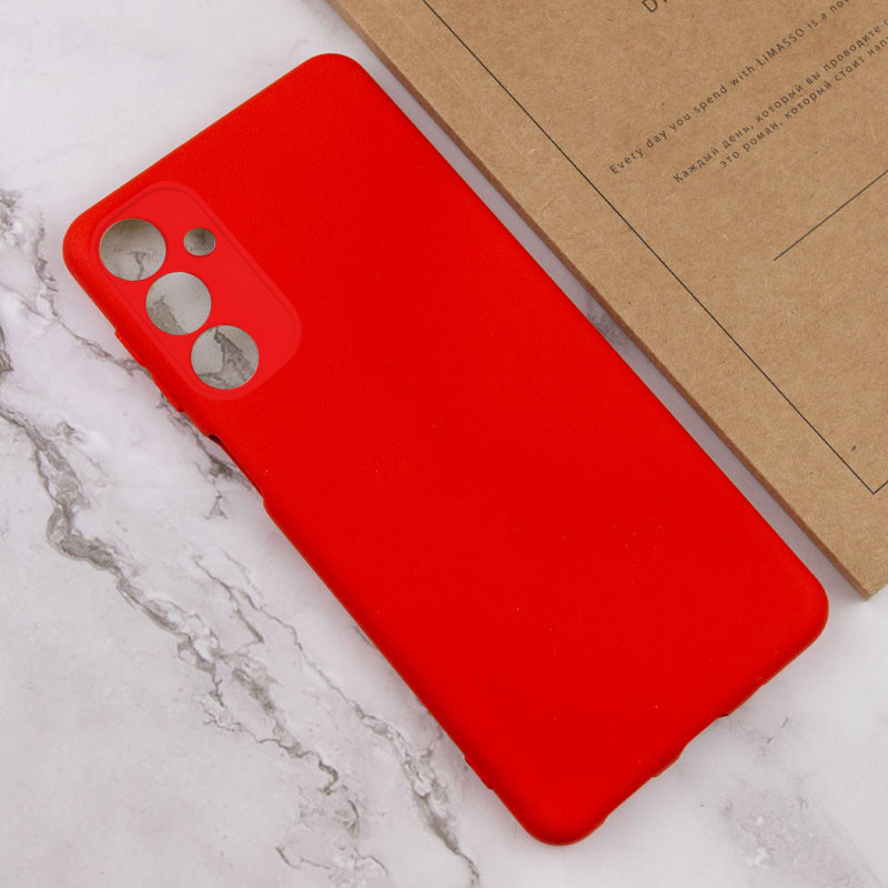 Чехол TPU GETMAN Liquid Silk Full Camera для Samsung Galaxy A14 4G/5G (Красный / Red) в магазине vchehle.ua