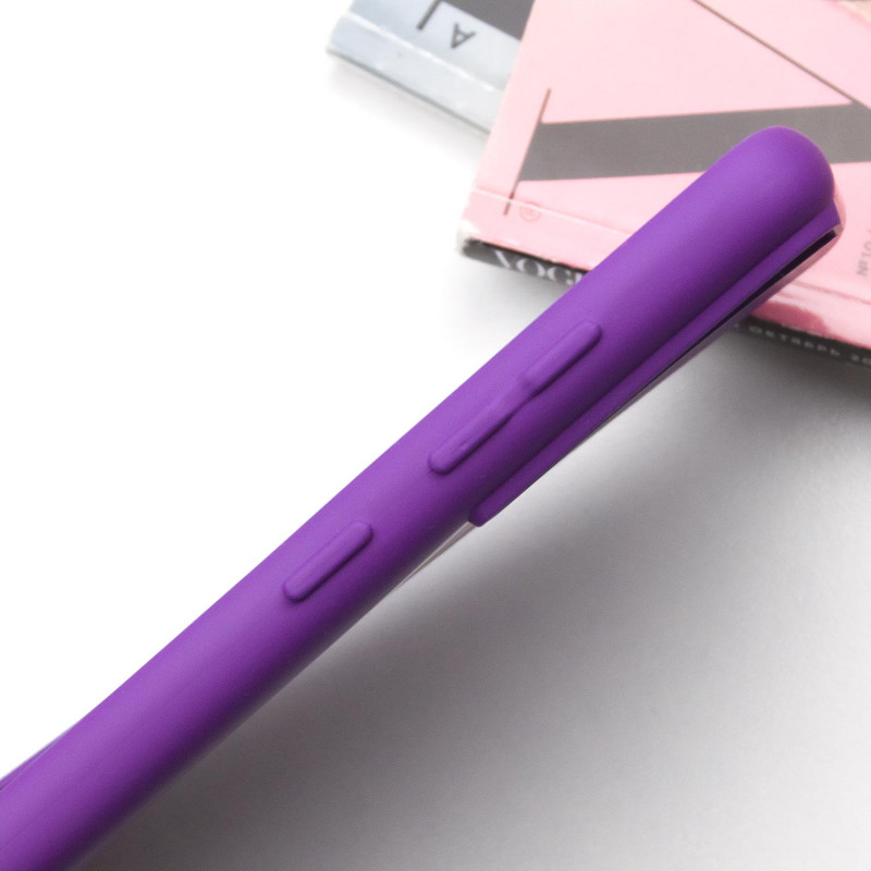 Чохол TPU GETMAN Liquid Silk Full Camera на Samsung Galaxy S22+ (Фіолетовий / Purple) в магазині vchehle.ua