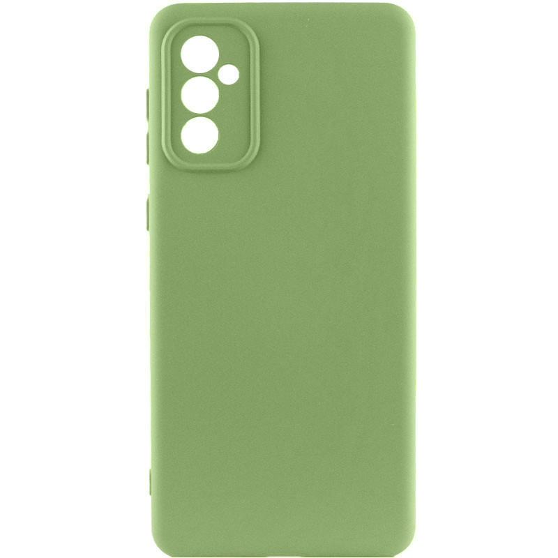 Чехол TPU GETMAN Liquid Silk Full Camera для Samsung Galaxy S24+ (Зеленый / Pistachio)