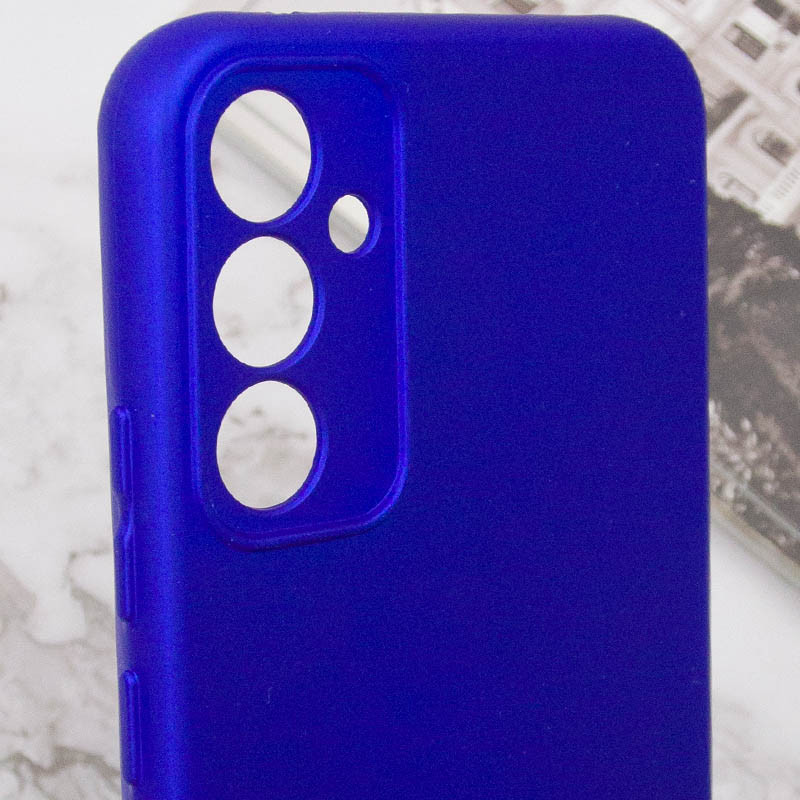 Купить Чехол TPU GETMAN Liquid Silk Full Camera для Samsung Galaxy S24+ (Синий / Iris) на vchehle.ua
