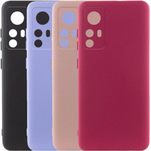 Чехол TPU GETMAN Liquid Silk Full Camera для Xiaomi 12T
