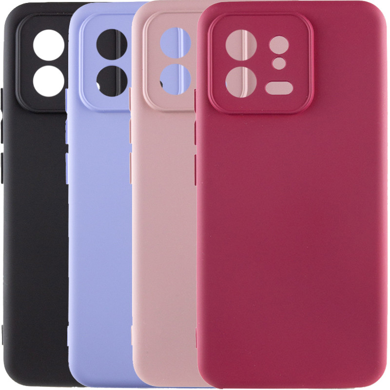 Чехол TPU GETMAN Liquid Silk Full Camera для Xiaomi 13