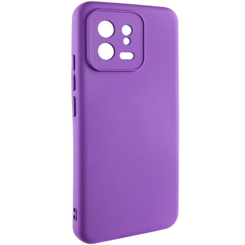 Фото Чехол TPU GETMAN Liquid Silk Full Camera для Xiaomi 13 Pro (Фиолетовый / Purple) на vchehle.ua