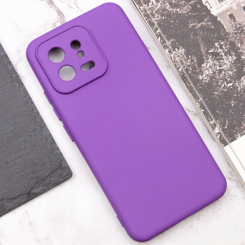 Заказать Чехол TPU GETMAN Liquid Silk Full Camera для Xiaomi 13 Pro (Фиолетовый / Purple) на vchehle.ua
