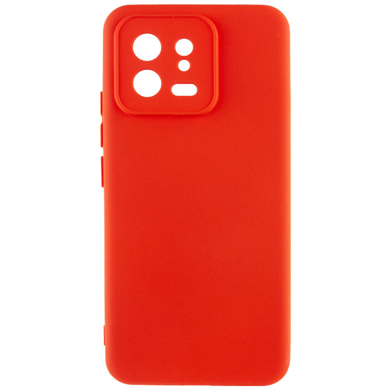 Чехол TPU GETMAN Liquid Silk Full Camera для Xiaomi 13 Pro (Красный / Red)