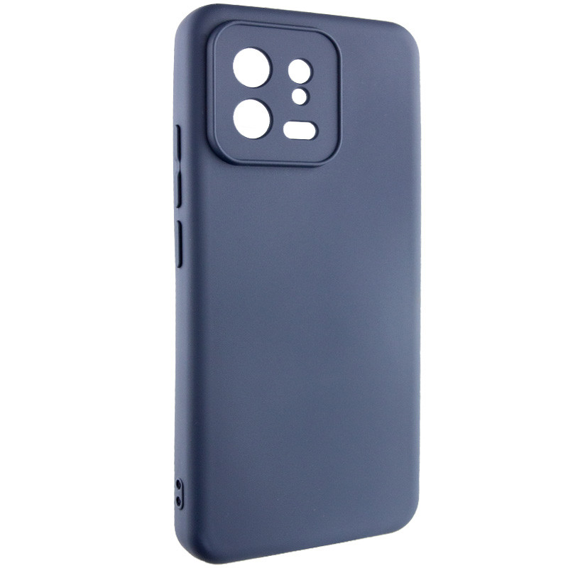 Фото Чехол TPU GETMAN Liquid Silk Full Camera для Xiaomi 13 Pro (Синий / Midnight Blue) на vchehle.ua