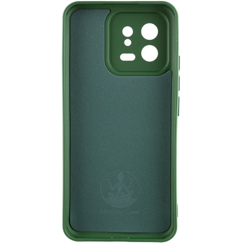 Фото Чехол TPU GETMAN Liquid Silk Full Camera для Xiaomi 13 Pro (Зеленый / Dark green) в магазине vchehle.ua