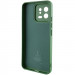 Чехол TPU GETMAN Liquid Silk Full Camera для Xiaomi 13 Pro (Зеленый / Dark green) в магазине vchehle.ua