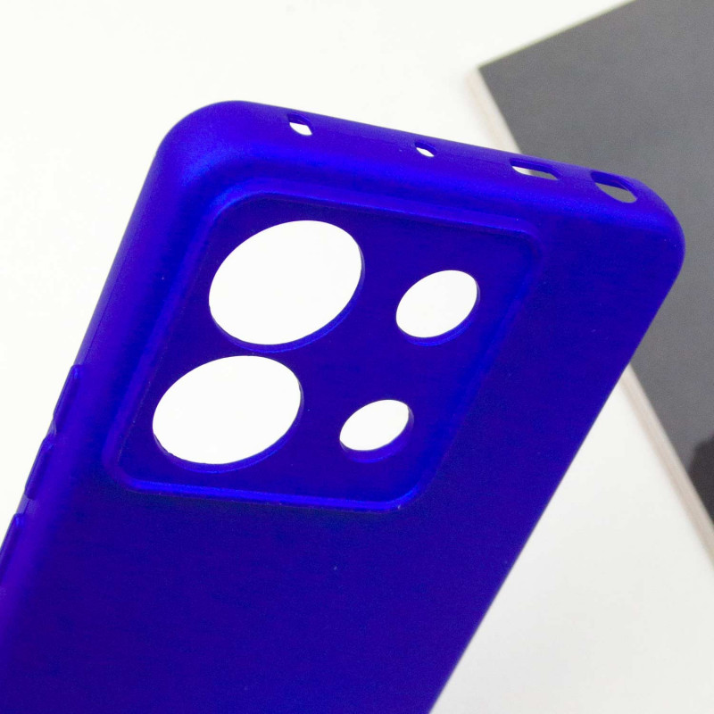 Замовити Чохол TPU GETMAN Liquid Silk Full Camera на Xiaomi Poco X6 / Note 13 Pro 5G (Синій / Iris) на vchehle.ua