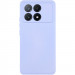 Чехол TPU GETMAN Liquid Silk Full Camera для Xiaomi Poco X6 Pro (Сиреневый / Light purple)