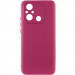 Чехол TPU GETMAN Liquid Silk Full Camera для Xiaomi Redmi 12C (Бордовый / Marsala)