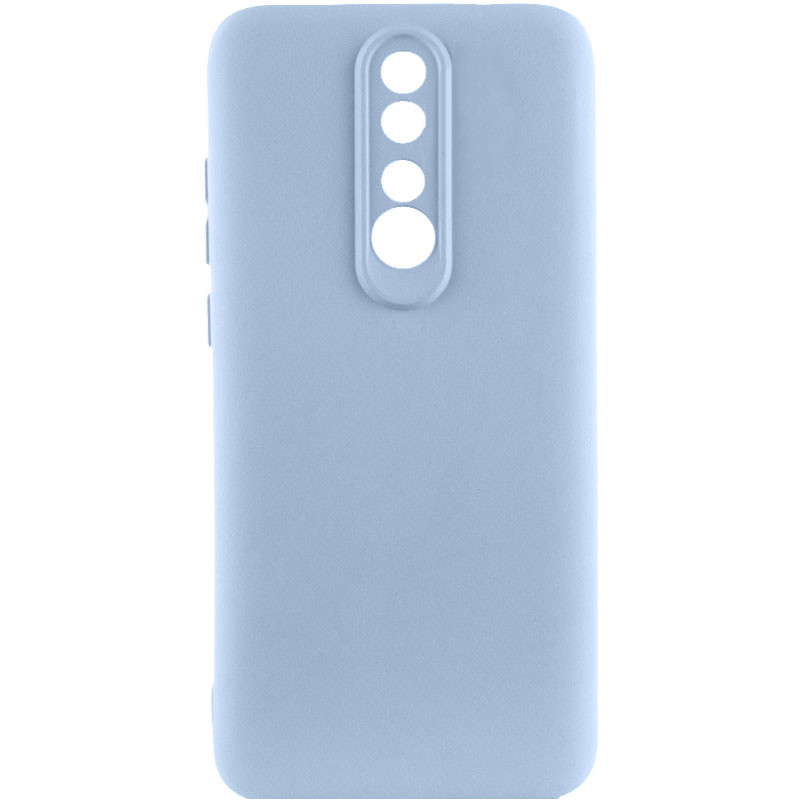 Чехол TPU GETMAN Liquid Silk Full Camera для Xiaomi Redmi 8 (Голубой / Lilac Blue)