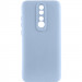 Чехол TPU GETMAN Liquid Silk Full Camera для Xiaomi Redmi 8 (Голубой / Lilac Blue)