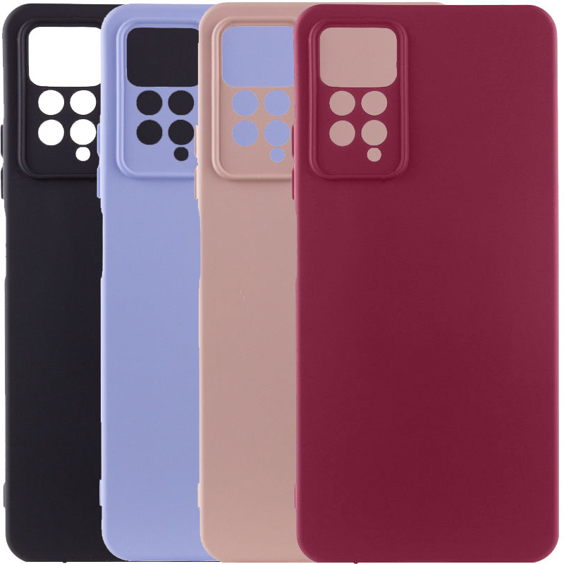 Чохол TPU GETMAN Liquid Silk Full Camera на Xiaomi Redmi Note 11 Pro 4G/5G / 12 Pro 4G