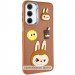 Чехол TPU Leather Toys для Xiaomi Poco X6 / Note 13 Pro 5G (Labubu / Brown)