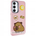 Чохол TPU Leather Toys на Xiaomi Redmi 14C / Redmi A4 / Poco C75 (Capybara / Pink)