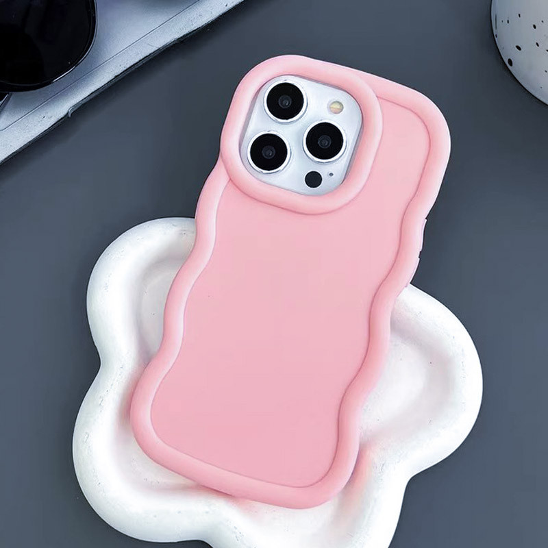 Фото Чохол TPU Ripple на Apple iPhone 15 Pro Max (6.7") (Pink) в маназині vchehle.ua