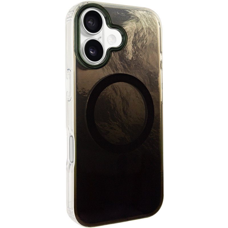 Чохол TPU Shiny Mountain Magnetic Fit на Apple iPhone 17 (6.3") (Black)