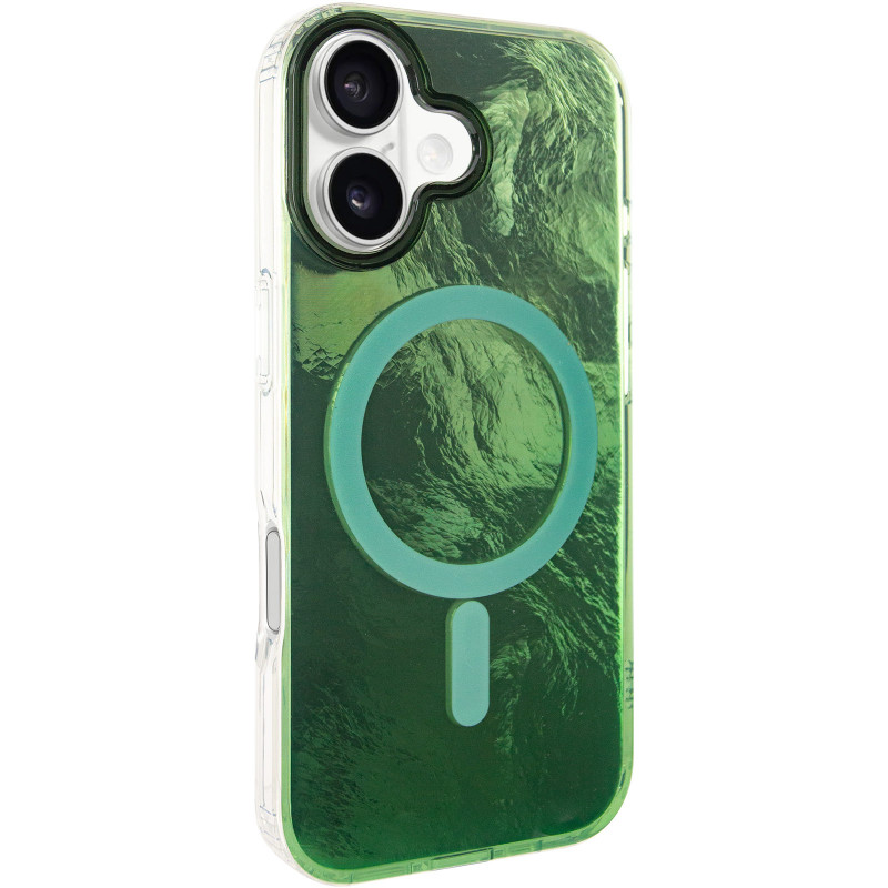 Чохол TPU Shiny Mountain Magnetic Fit на Apple iPhone 17 (6.3") (Green)